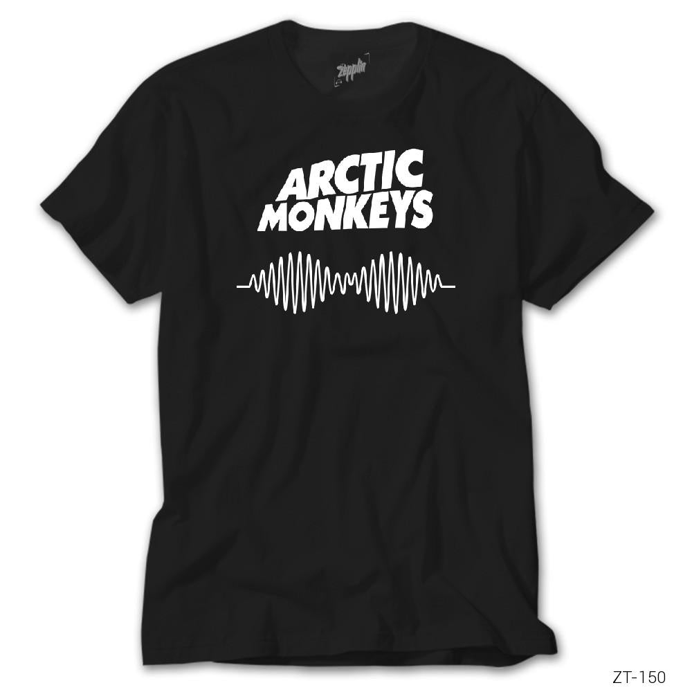 Crows Gate Arctic Monkeys Logo Siyah Tişört