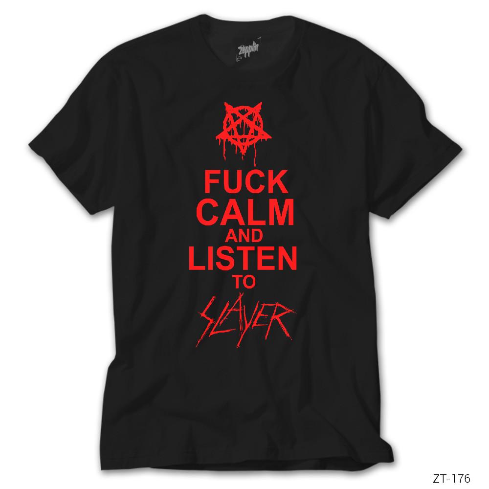 CrowsGate Keep Calm Slayer Siyah Tişört
