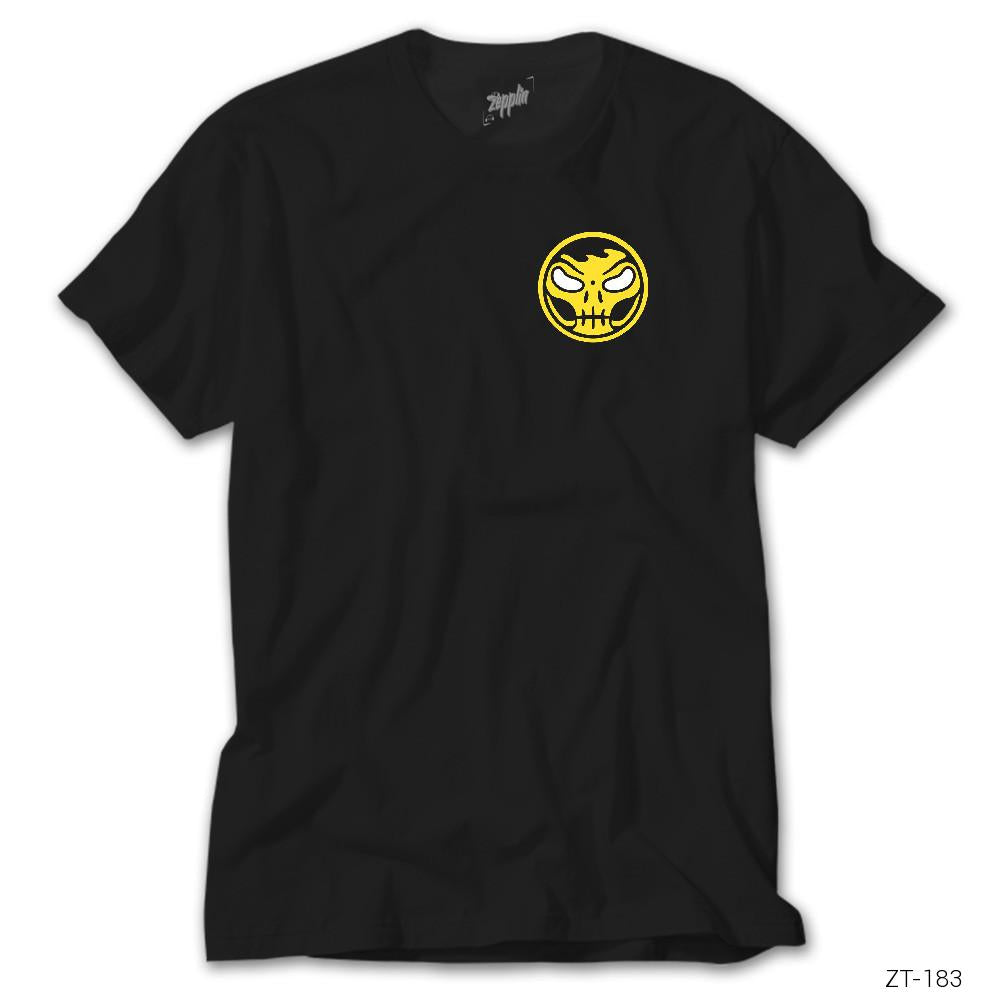CrowsGate Skull Smile Siyah Tişört