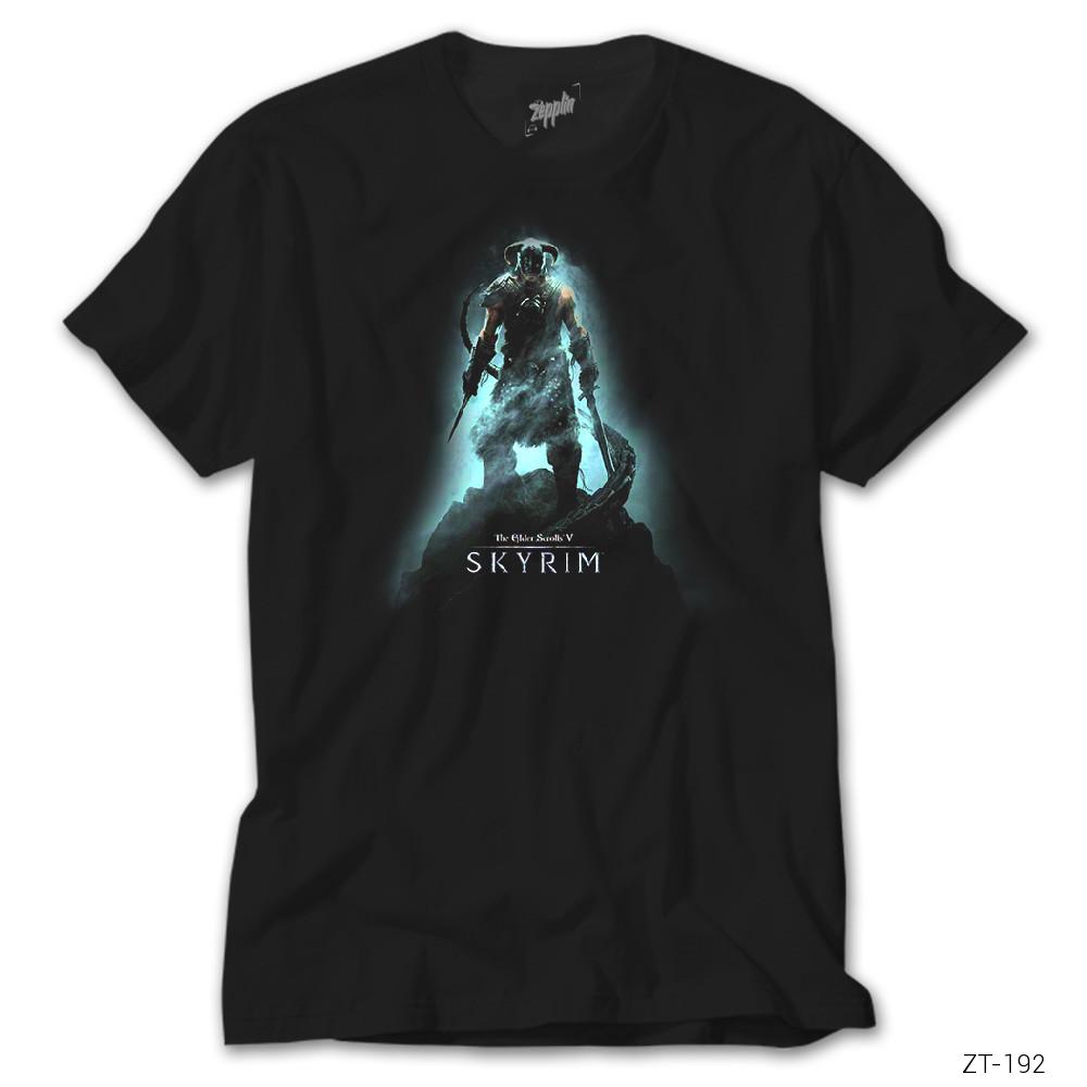 CrowsGate Skyrim Downguard Siyah Tişört