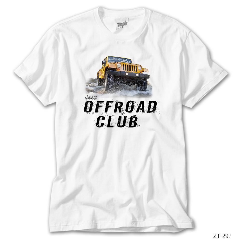 CrowsGate Jeep Offroad Beyaz Tişört