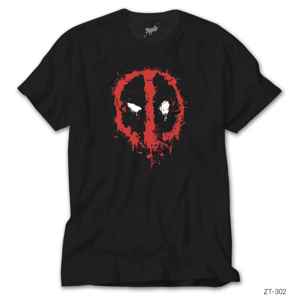 Crows Gate Deadpool Splash Siyah Tişört