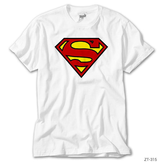 Superman Klasik Beyaz Tişört