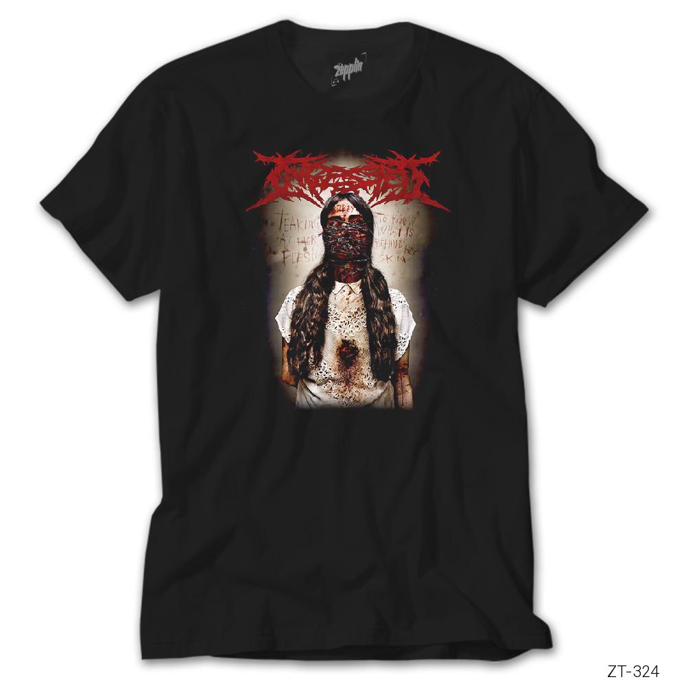 Ingested Cover Siyah Tişört