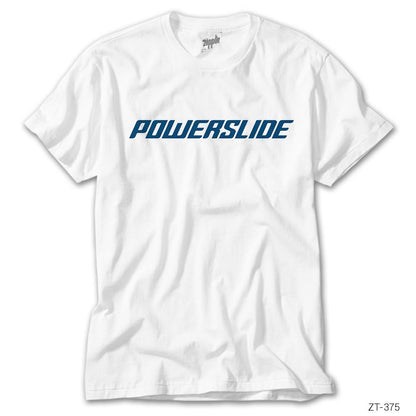 Powerslide Logo Beyaz Tişört