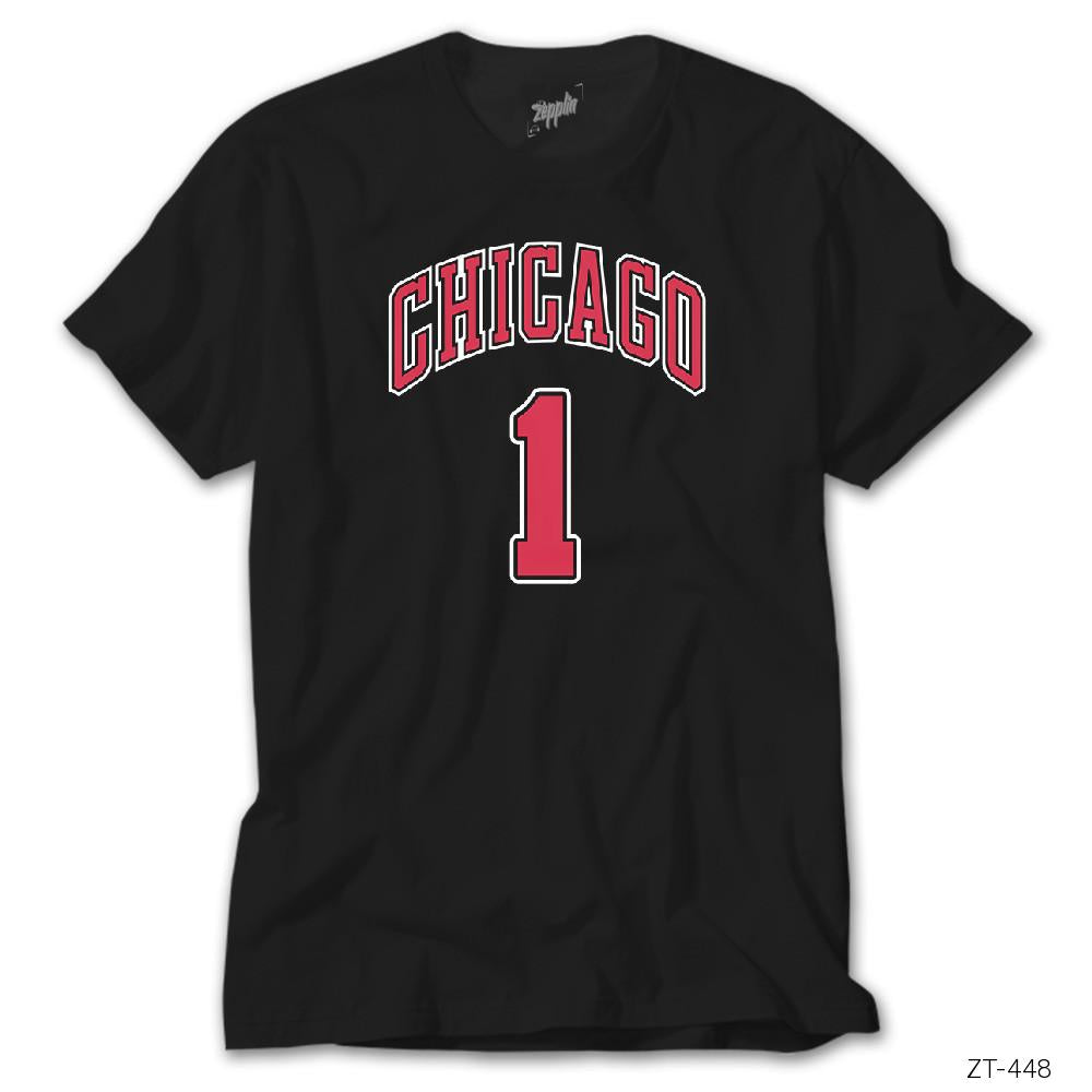 Crows Gate Chicago Derrick Rose Siyah Tişört
