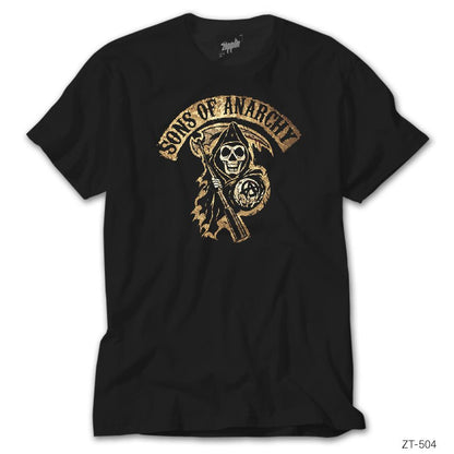 Sons Of Anarchy Gold Siyah Tişört