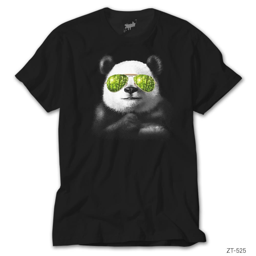 Crows Gate Cool Panda Siyah Tişört