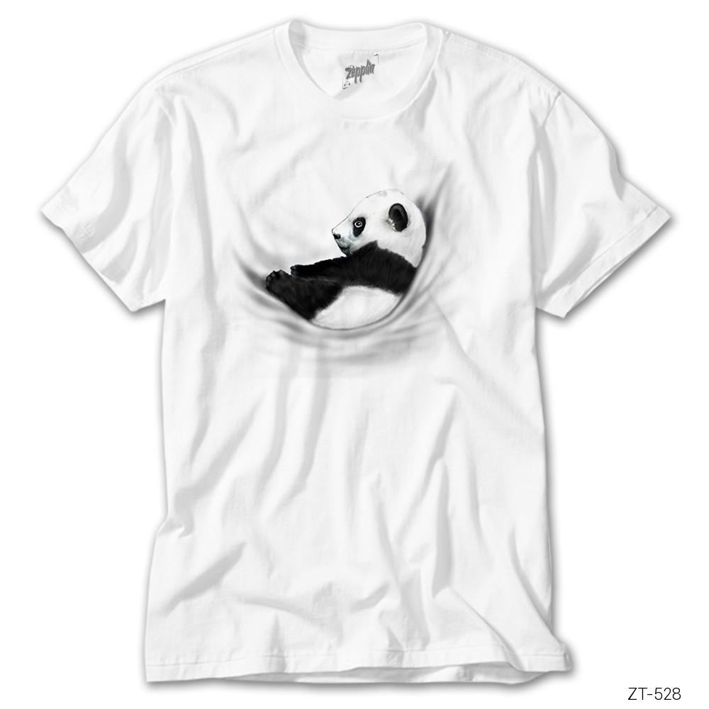 Crows Gate Baby Panda Sleep Beyaz Tişört