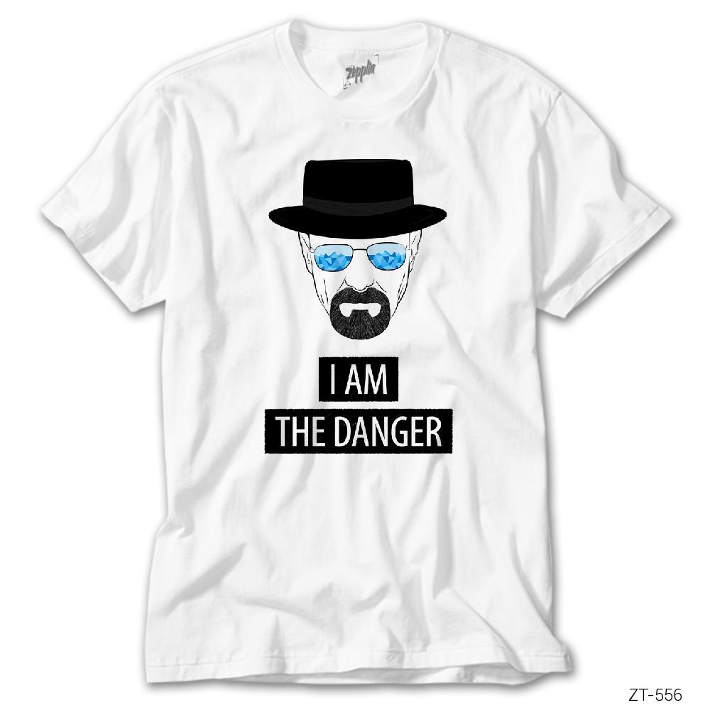 Crows Gate Breaking Bad I am Danger Beyaz Tişört