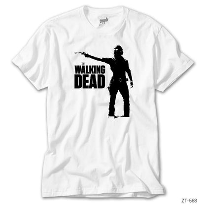 The Walking Dead Rick Grimes Beyaz Tişört