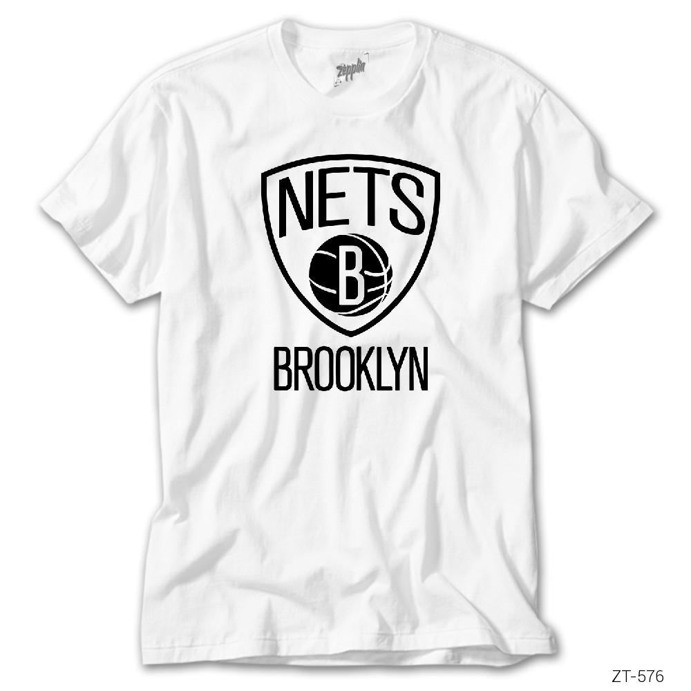 Crows Gate Brooklyn Nets Beyaz Tişört