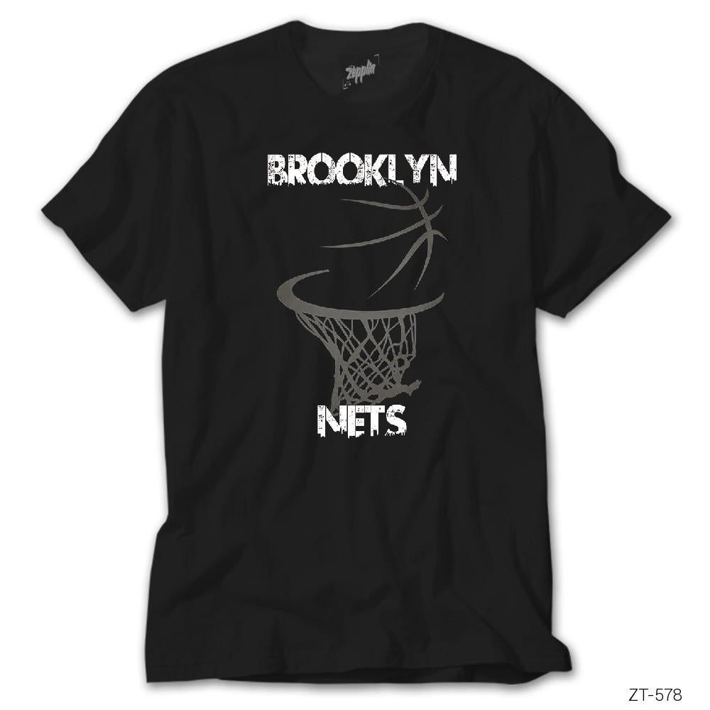 Crows Gate Brooklyn Nets Basket Siyah Tişört