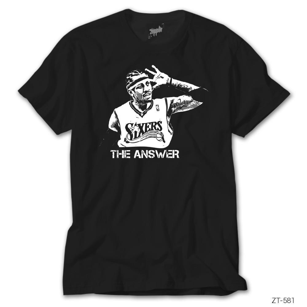 Crows Gate Allen Iverson The Answer Siyah Tişört
