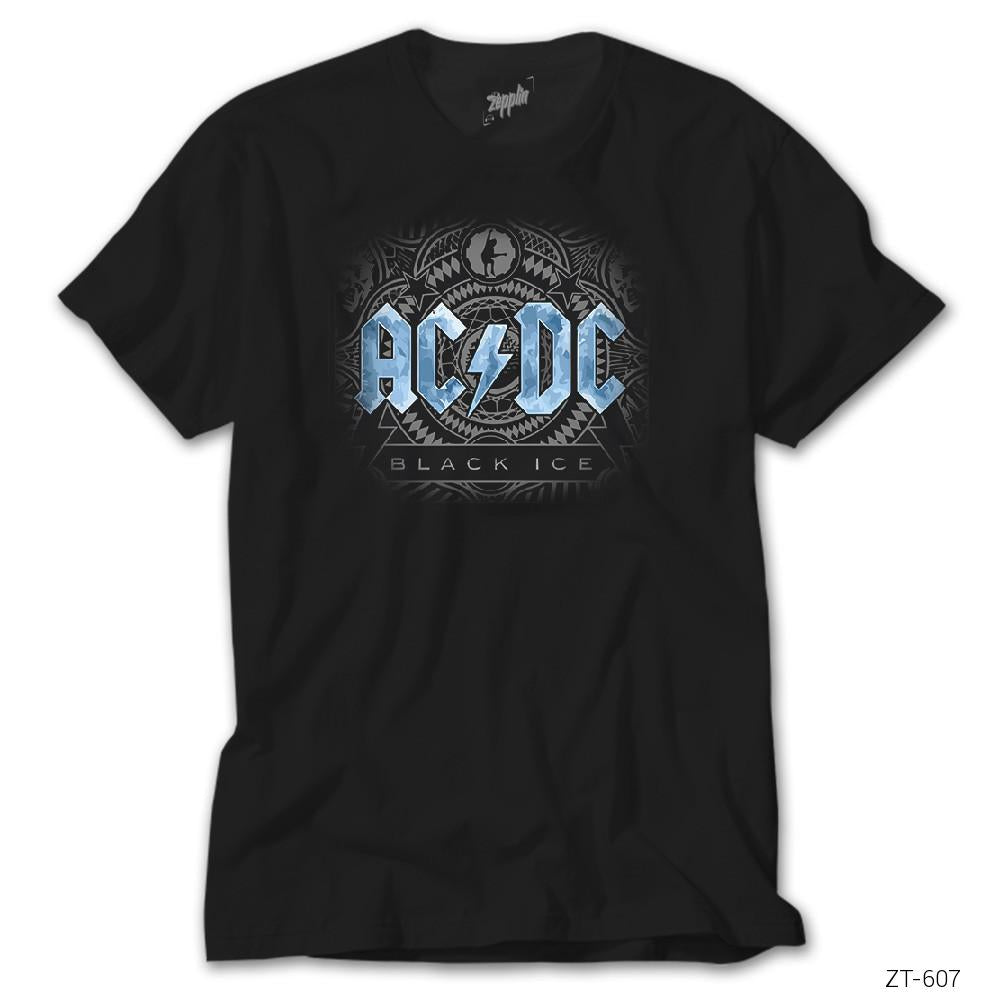 Crows Gate AC DC Black Ice Blue Siyah Tişört