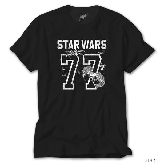 Star Wars 77 Siyah Tişört