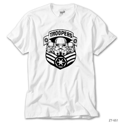 Star Wars Troopers Beyaz Tişört