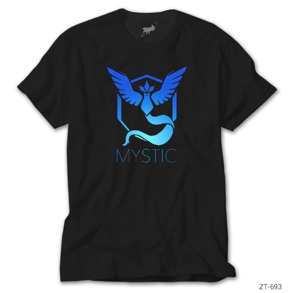 Pokemon Team Mystic Siyah Tişört