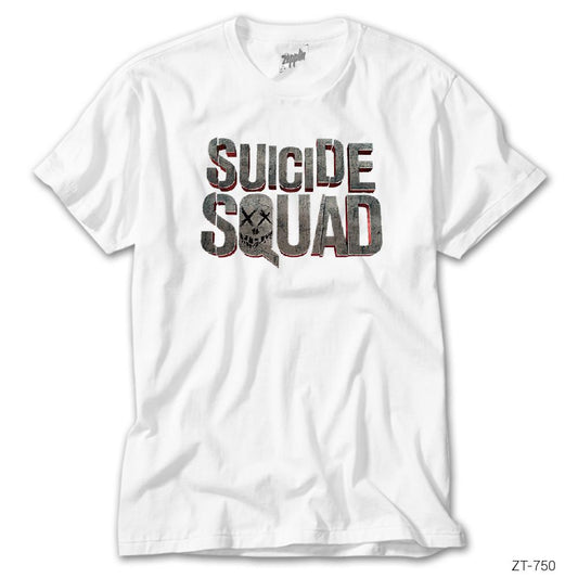Suicide Squad Logo Beyaz Tişört