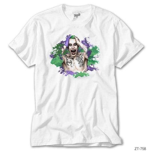 Suicide Squad Joker Beyaz Tişört