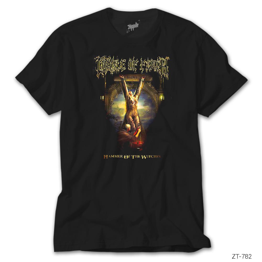 Crows Gate Cradle of Filth Hammer of the Witches Siyah Tişört