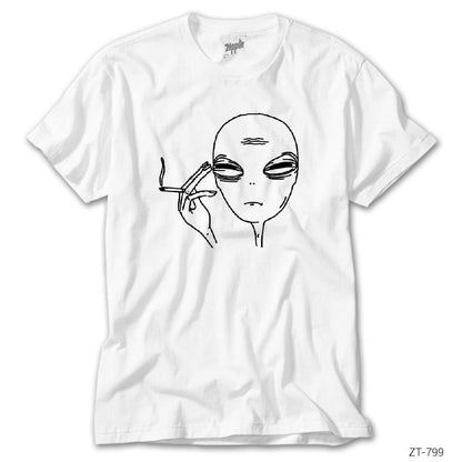 Alien Smoke Beyaz Tişört