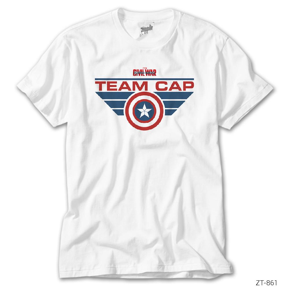 Crows Gate Civil War Team Cap Logo Beyaz Tişört