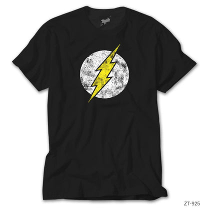 Flash Logo 2 Siyah Tişört