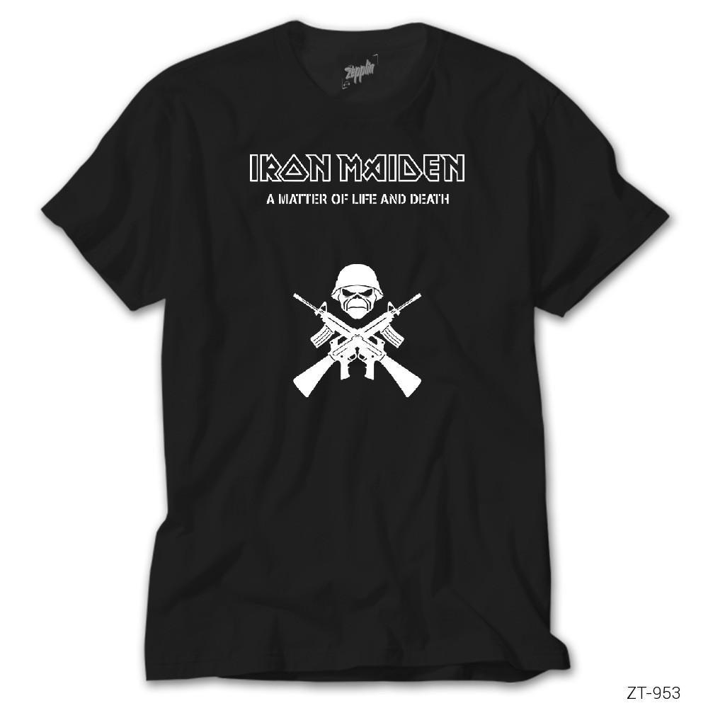 Iron Maiden Matter of Life Siyah Tişört