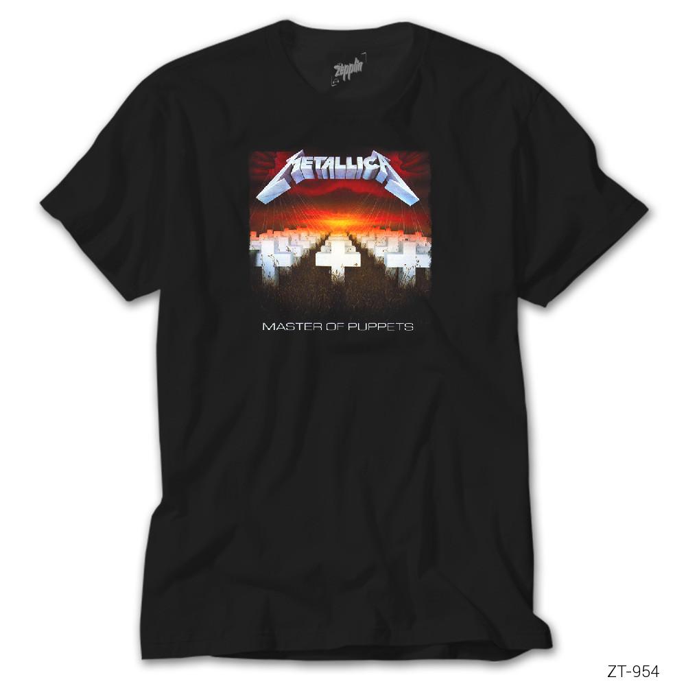 Metallica Master of Puppets Siyah Tişört