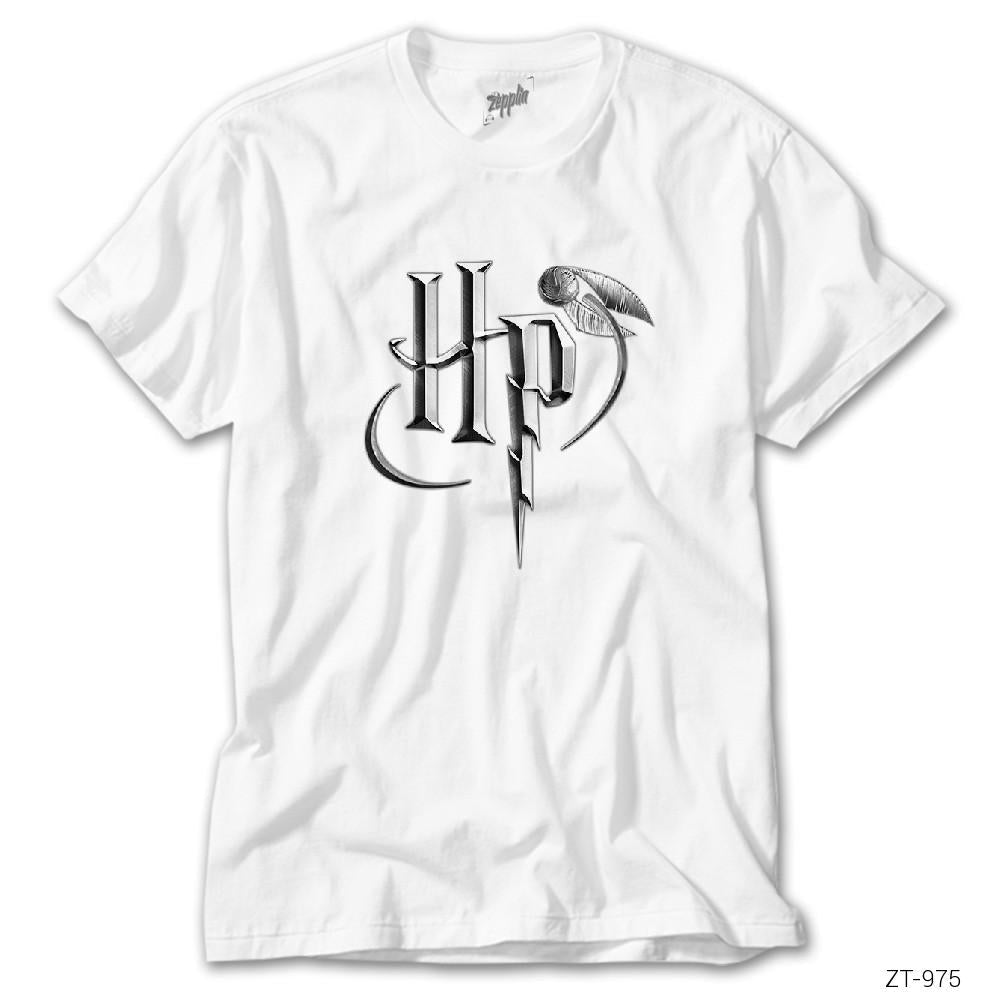 Harry Potter HP Logo Beyaz Tişört