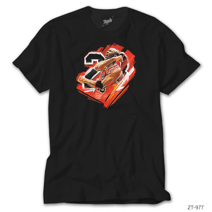 Jordan 23 Brush Siyah Tişört