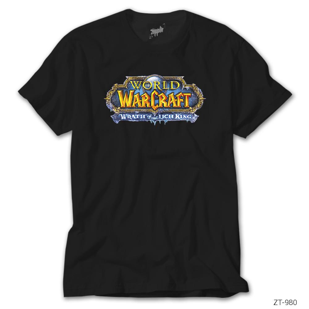 CrowsGate Warcraft Wrath of the Lich King Siyah Tişört