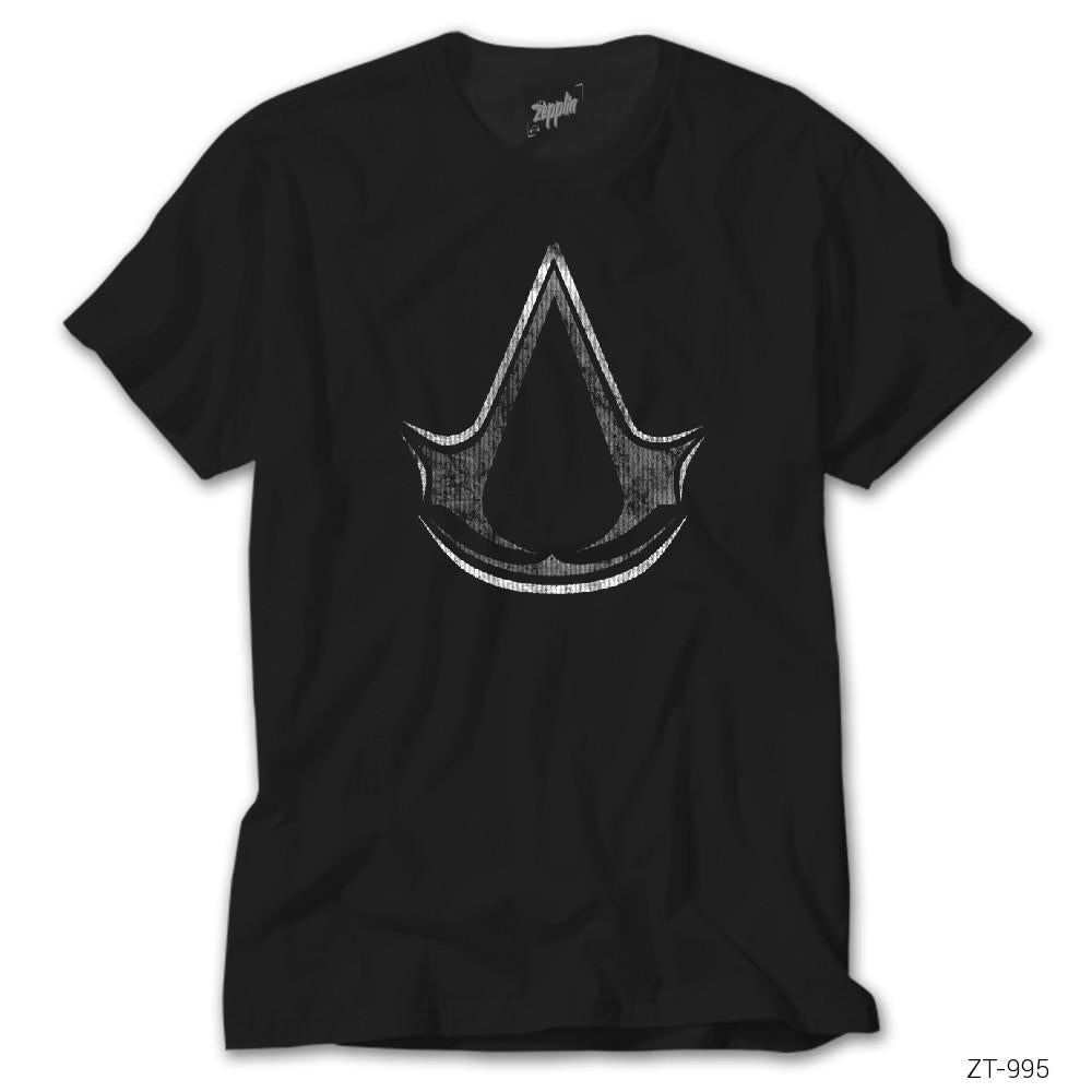 Crows Gate Assassins Creed Logo Dark Siyah Tişört