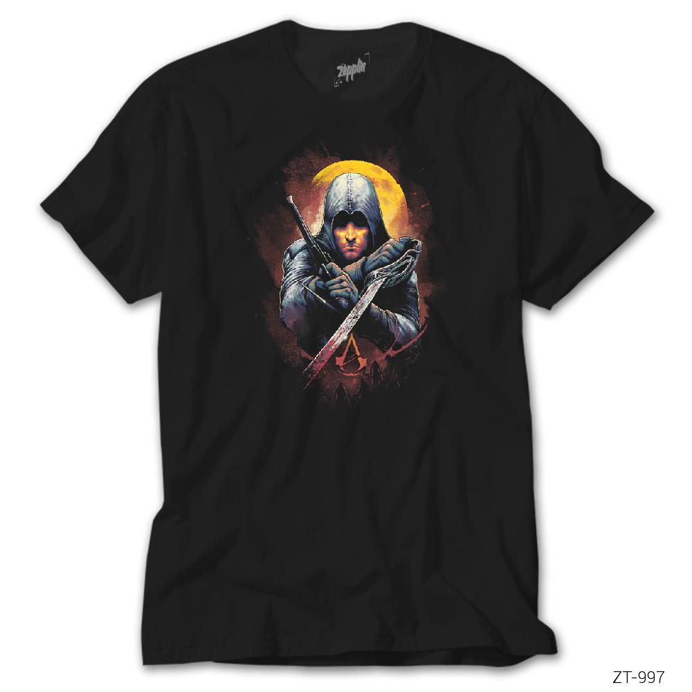 Crows Gate Assassins Creed Ninja Siyah Tişört
