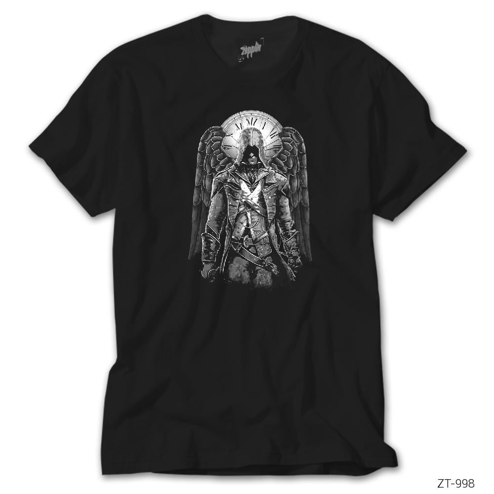 Crows Gate Assassins Creed Wing Siyah Tişört
