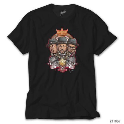 Rap Kings Siyah Tişört