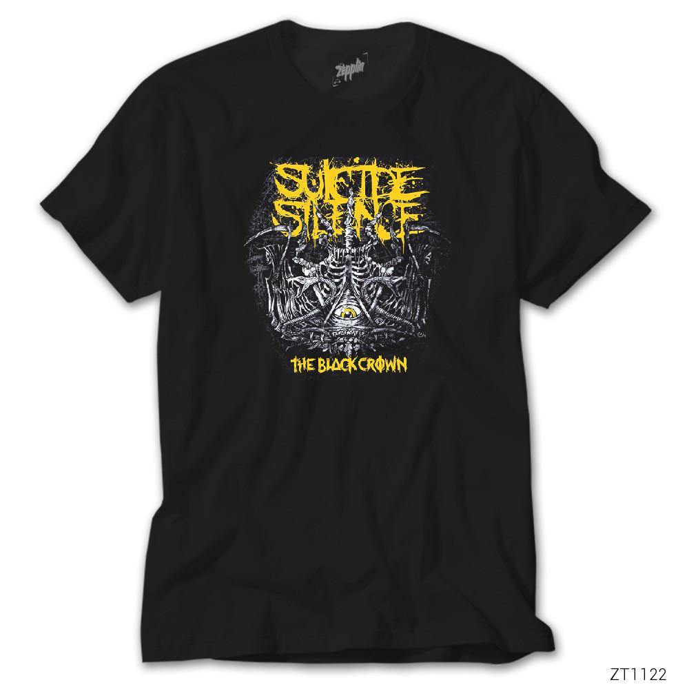 Suicide Slience The Black Crown Siyah Tişört