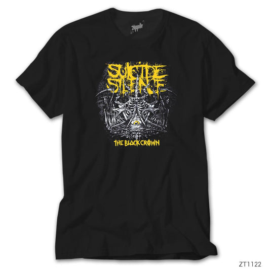 Suicide Slience The Black Crown Siyah Tişört