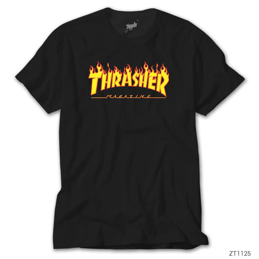 Thrasher Siyah Tişört