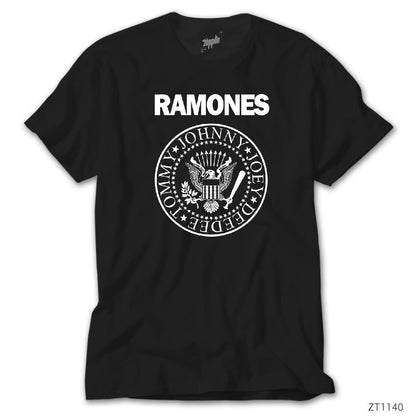 Ramones BW Siyah Tişört