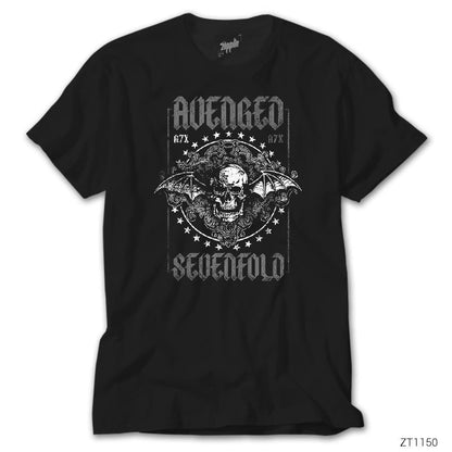 Avenged Sevenfold Damen Siyah Tişört