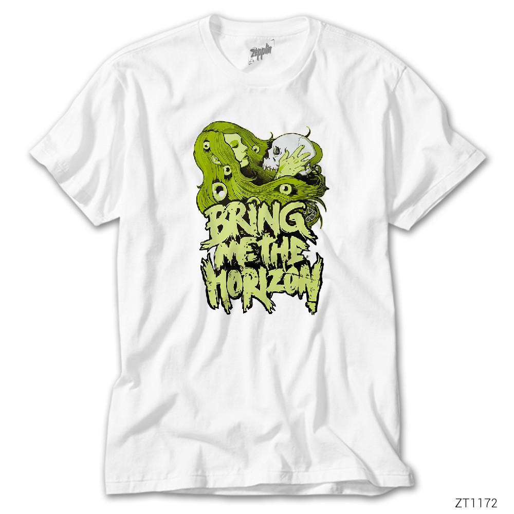 Bring Me The Horizon Love Skull Beyaz Tişört