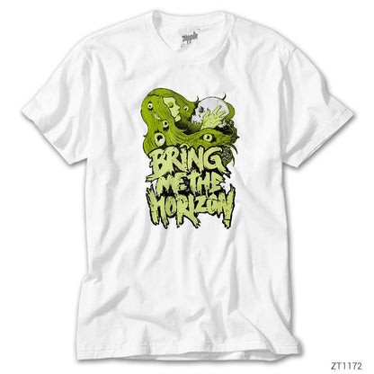 Bring Me The Horizon Love Skull Beyaz Tişört