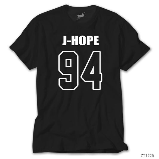 BTS J Hope 94 Siyah Tişört