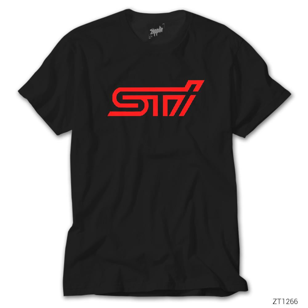 CrowsGate Subaru STI Logo Siyah Tişört