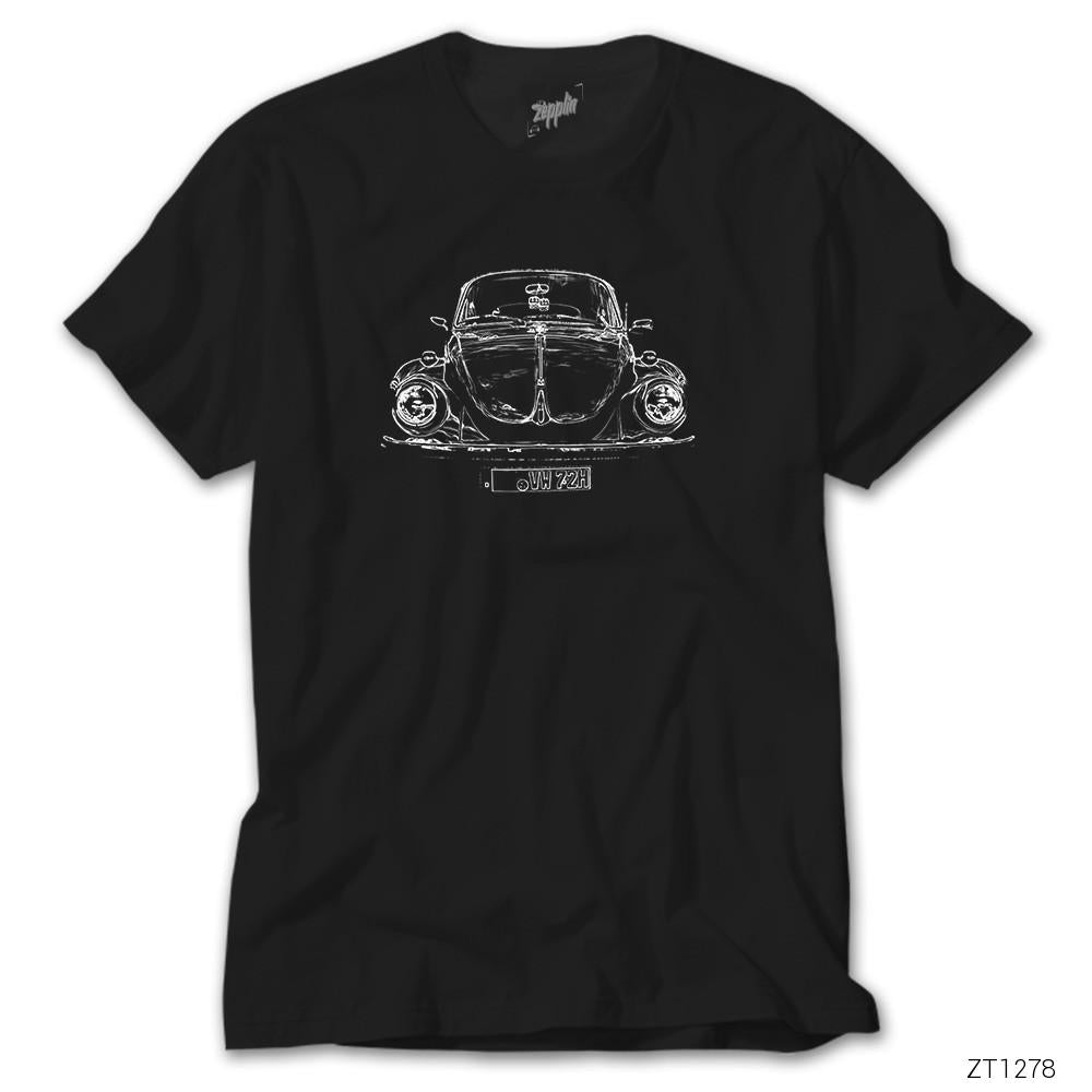 CrowsGate Volkswagen Vosvos 1972 Siyah Tişört