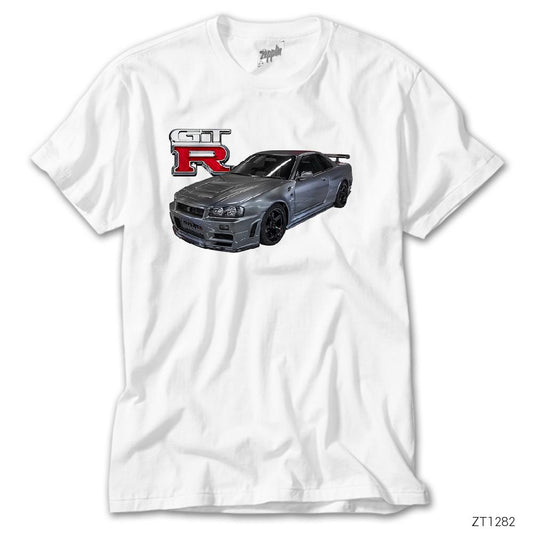 Nissan Skyline Beyaz Tişört