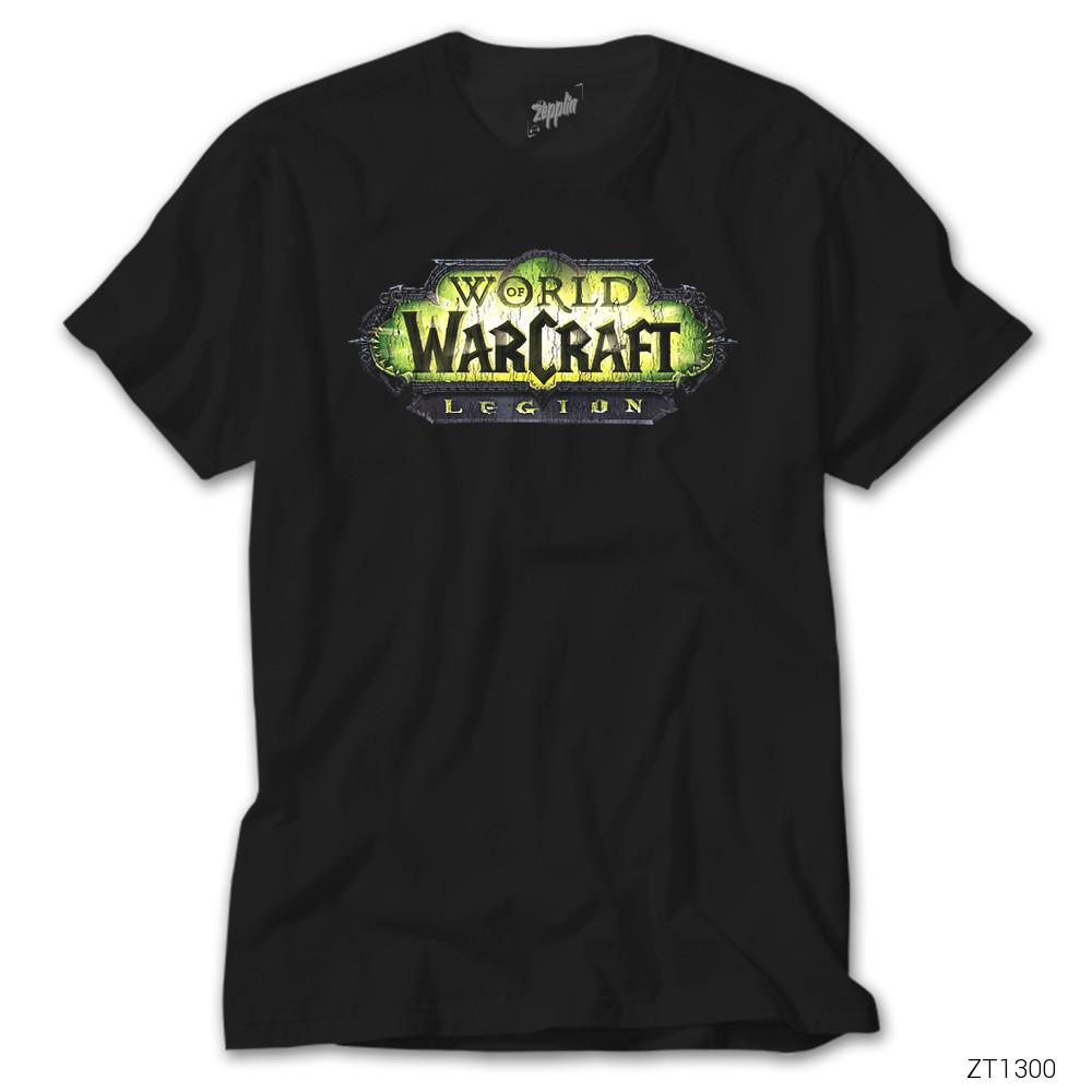 CrowsGate World of Warcraft Legion Logo Siyah Tişört