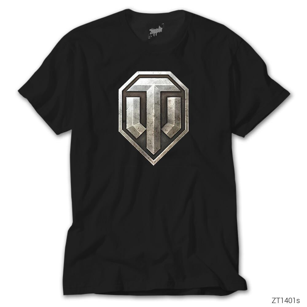 CrowsGate World of Tanks Logo Siyah Tişört